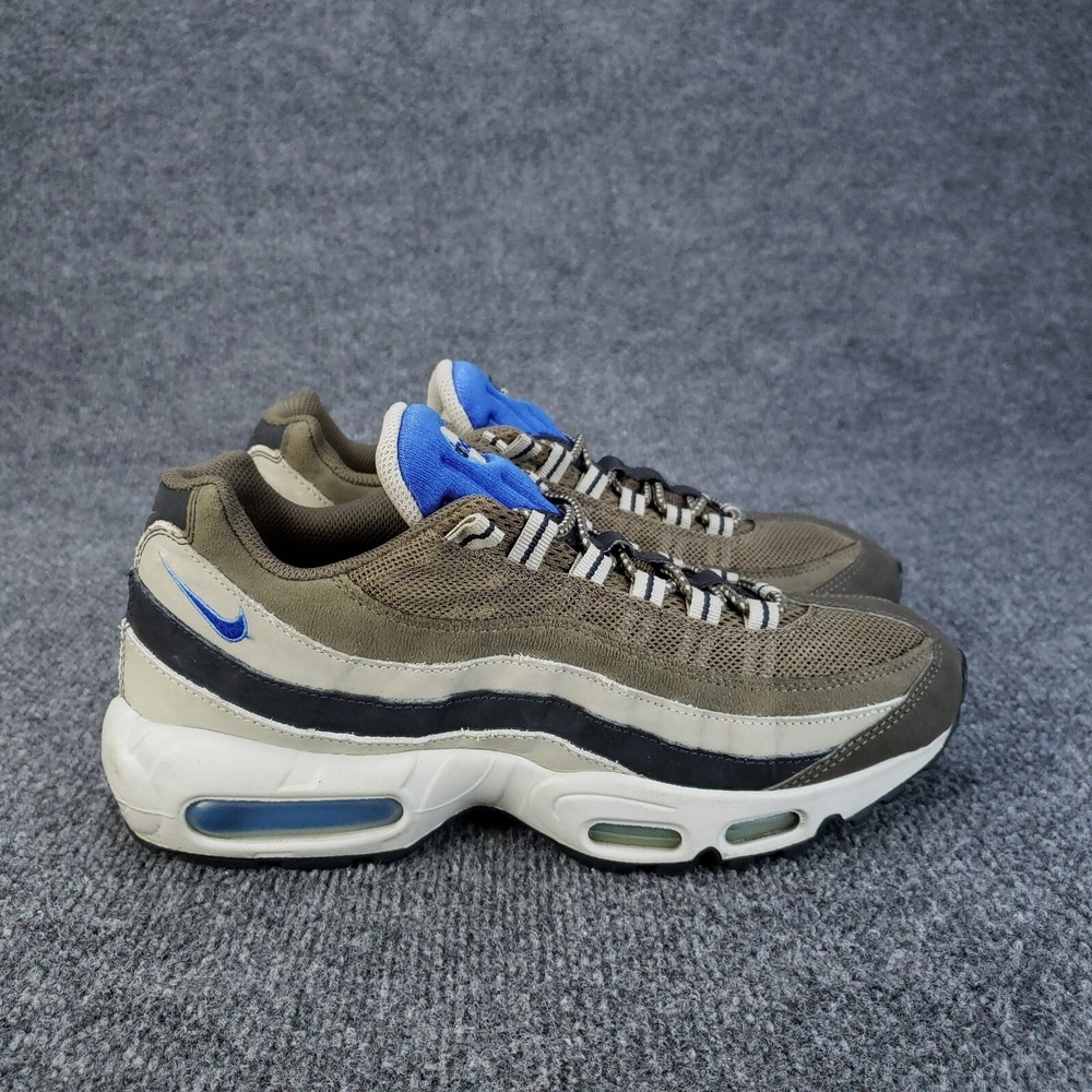 Nike Air Max 95 Shoes Mens‎ size 9.5 Brown Beige Sneakers Casual Missing Insoles
